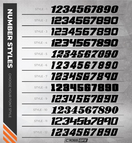 1998 1999 2000 Graphics Kit for KTM SX 125 250 380 400 450 520 Decals Stickers - Picture 5 of 6