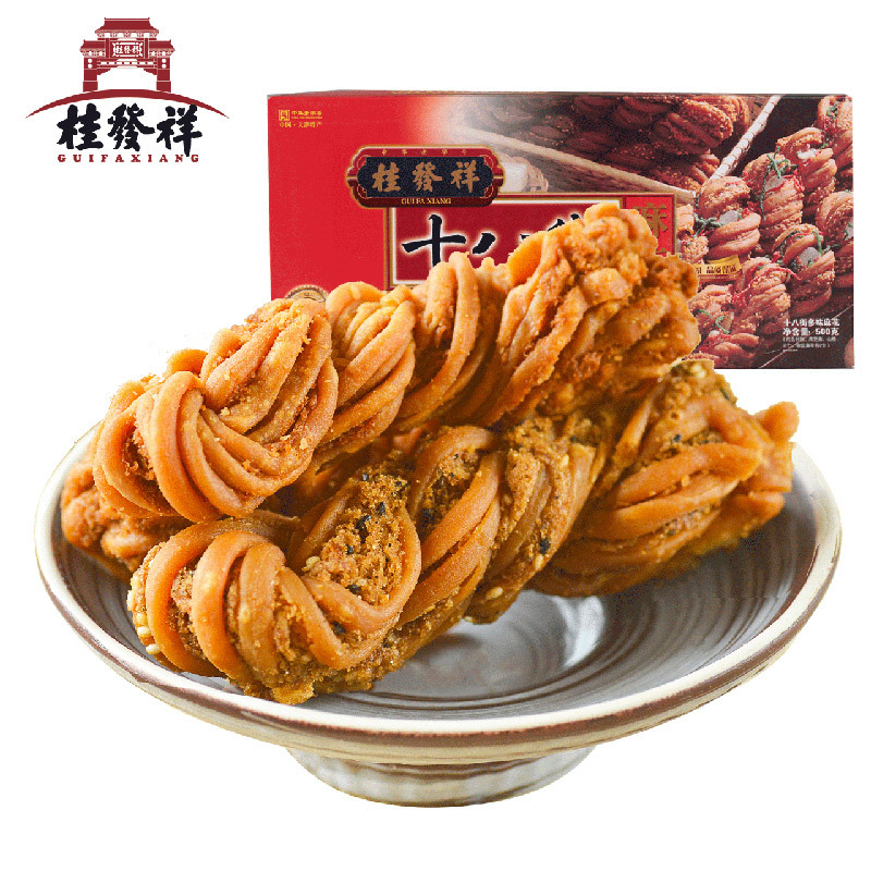 500gTianjin Specialty Snacks Fried Dough Twist 天津特产桂