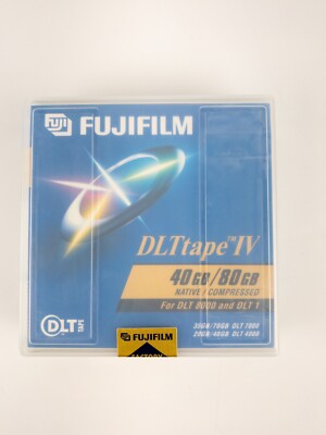 FujiFilm DLTtape IV 40GB Native 80GB Compressed 1/2  Data Tape. DLT 8000 & DLT 1