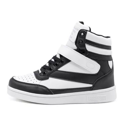 Womens Hidden Wedge Heel Ankle High Top Trainers Lace Up Sneakers Sport Shoes UK - Picture 11 of 18