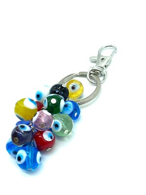  Evil Eye Bead Key Chain for  Good Luck #1257