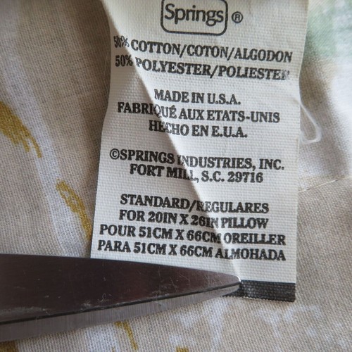 Vintage Springs Queen Bed Skirt with 2 Matching Shams Beige Purple Tulips Retro - Picture 9 of 13