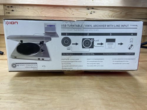 ION USB Turntable Digital Conversion Vinyl Record Archiver TTUSB05XL New - Picture 9 of 16