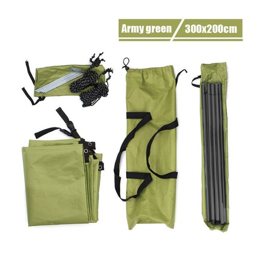 Car Awning Shelter Portable Canopy Side Fishing SUV Tarp Tent Anti-UV Sun UK - Picture 17 of 17