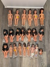 Vintage Plastic Doll Lot For Crafting Etc - 22 Pcs New Old Stock Hong Kong