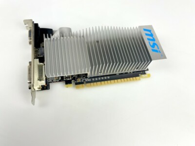 1GB MSI GeForce 210 Passiv Grafikkarte PCIe 2.0 x16  DVI, HDMI und VGA, BULK, OK