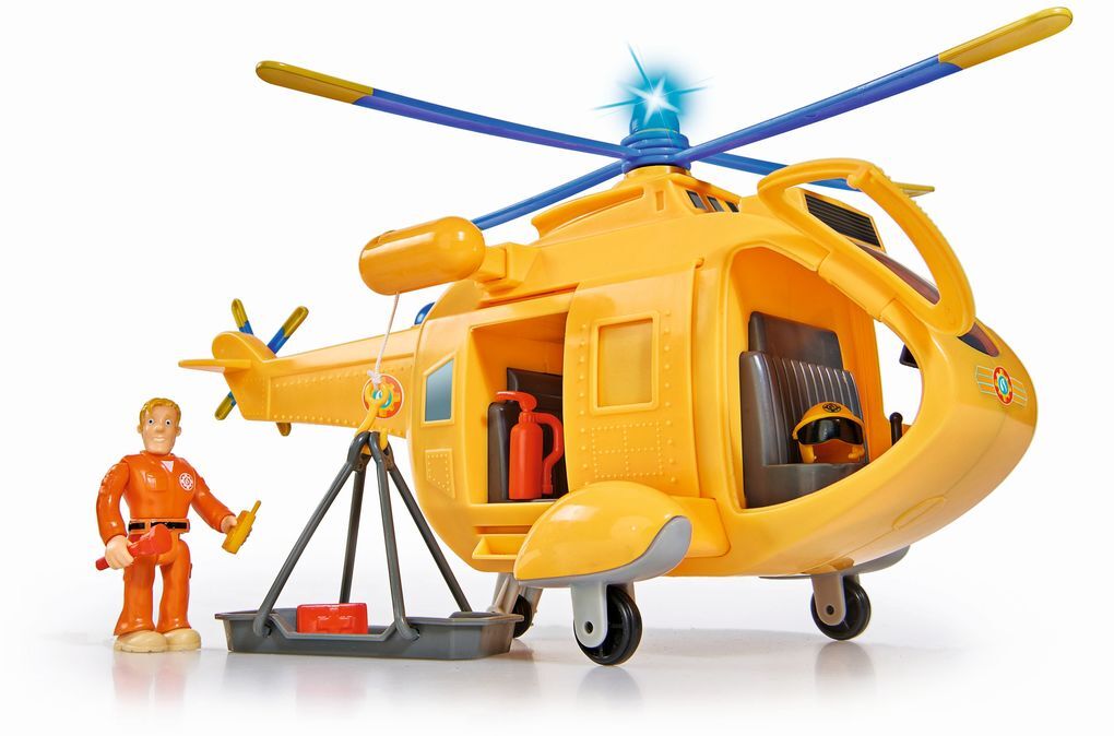 Thumbnail - Simba - Feuerwehrmann Sam - Sam Hubschrauber Wallaby Ii Mit Figur