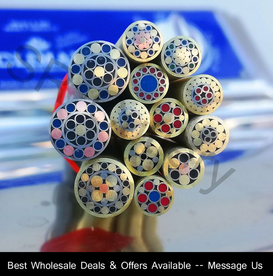 BEAUTIFUL HANDMADE MOSAIC PIN RIVETS 153mm (6