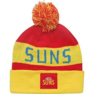 Gold Coast Suns pom pom Beanie | eBay