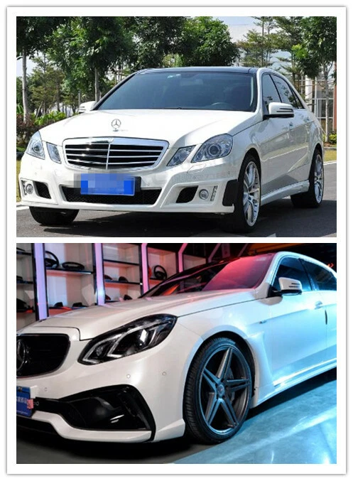 Juego de espejos retrovisores laterales de coche para Mercedes Benz clase E W212 E300 E200 E360 blanco Foto 3 de 4