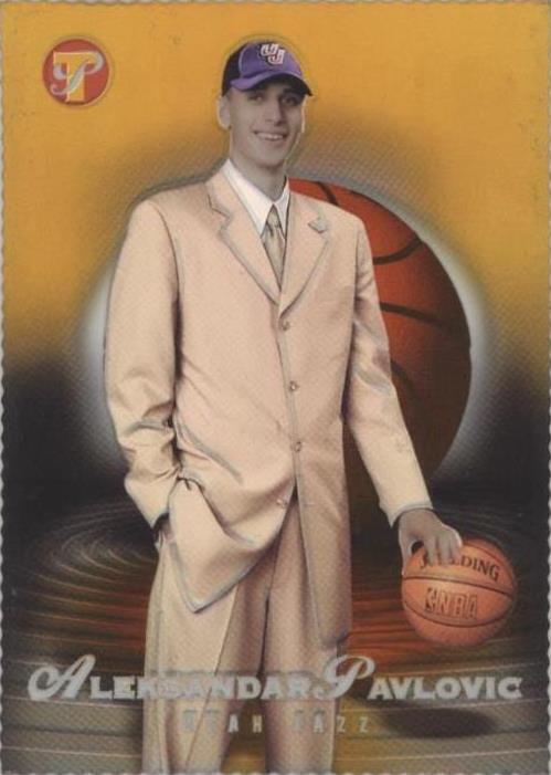 2003-04 Topps Pristine - Sasha Pavlovic #156 Gold Refractor /99 (RC ...
