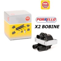 2 ZüNdspulen NGK 48013 FüR Fiat Punto 176 188 1.1 1.2 8V Benzin - Neu