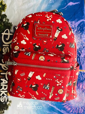 NWOT Disney Parks Loungefly Christmas Snacks mini backpack from 2021 Loungefly | Bags | Nwot Loungefly Disney Parks 22 Christmas  main image 3