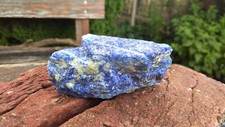  schöner Lapislazuli Rohstein Heilstein 138g  Afghanistan