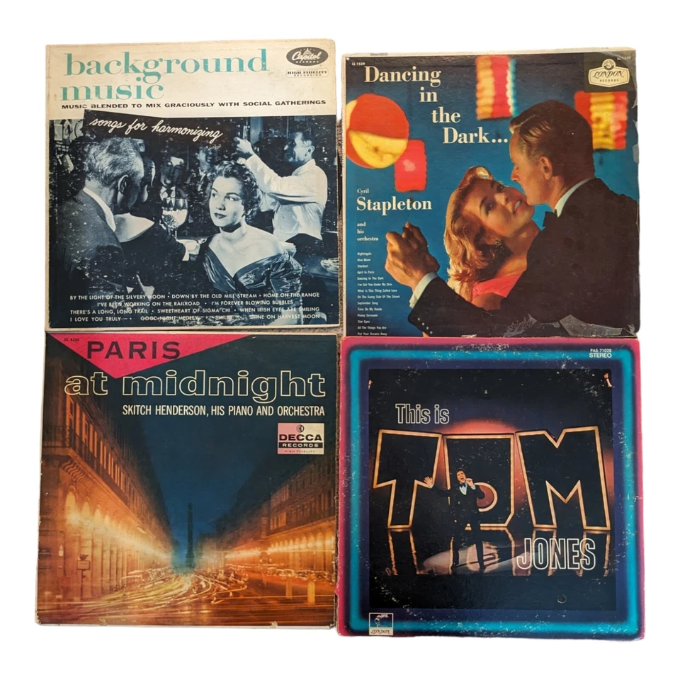 Lot Of 27 Easy Listening Records 33 Rpm LP Jazz Folk Waltz Rock Crooner Foto 4 de 4