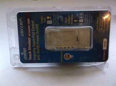 NEW Leviton TPI06-1LI Dimmer Switch, Ivory  *FREE SHIPPING*