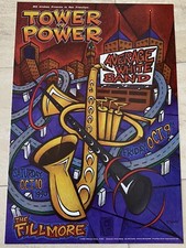 Average White Band Tower Of Power Fillmore Original Concert Poster 98 Chris Shaw