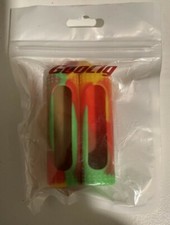 2 pack-18650 Battery Carrying Case Gel Cover Sleeve holds 2 18650 Batteries ea.