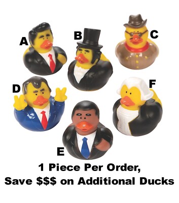 Former Presidents Rubber Duckies Ducks - Choose - Jeep Ducking - FAST US Shipper