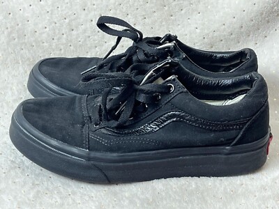 Vans Old Skool Lowpro Black Black Sneakers Men\'s 5 Women\'s 6.5 Skate Shoes NWT Vans Old Skool Lowpro Black & White Skate Shoes | Zumiez main image 4