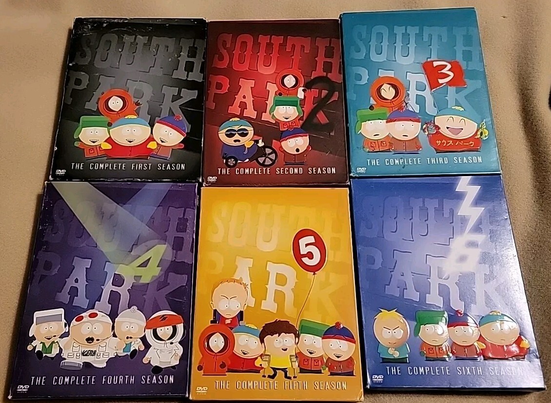 South Park DVD LOT Complete Seasons 1-13 1 2 3 4 5 6 7 8 9 South Park DVD LOT Complete Seasons 1-13 1 2 3 4 5 6 7 8 9