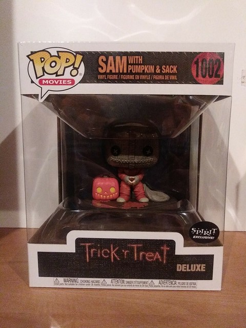 Funko Pop Vinyl Deluxe Trick R Treat Sam With Pumpkin and Sack #1002 for sale online | eBay