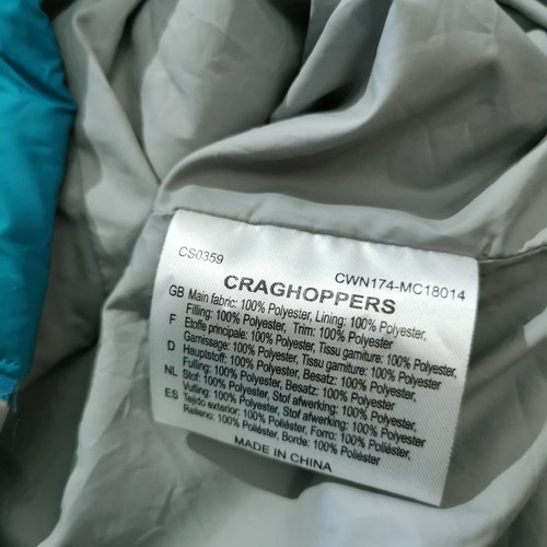 Chaqueta Craghoppers Mujer 10 UK Azul Puffer Acolchada Ligera Exterior Senderismo - Imagen 4 de 8