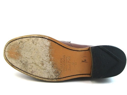 Allen Edmonds "Randolph" Men's Leather BIT Penny Loafers 7.5 D Chili USA (203N) - Bild 8 von 10