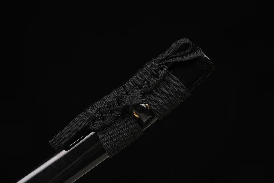 30-дюймовый японский самурайский меч вакидзаси катана T10 сталь глина закаленный накладной монтаж - Изображение 4 из 4