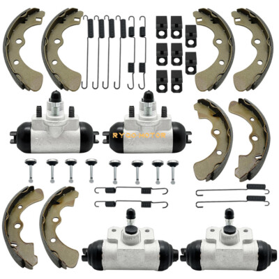 #ad Wheel Cylinder Brake Shoe Front Rear All for Kawasaki Mule 2510 3010 4010 KAF950 $95.95