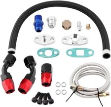 10an Oil Drain Return Fitting Kit Oil Feed Line For Turbo T3 T4 T6 Gt45 T04e T 10an Oil Drain Return Fitting Kit Oil Feed Line For Turbo T3 T4 T6 Gt45 T04e T