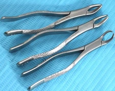 GERMAN GRADE DENTAL EXTRACTING EXTRACTION FORCEP # 150S+#151S+#23S
