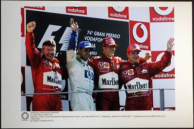 Vintage Photo Formula 1 Italian GP 2003 Podium Ft 143 - 20x30cm Print