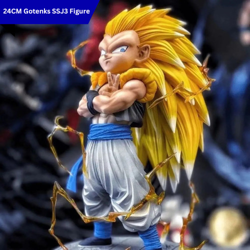 Colección Dragon Ball Z Estatua Figura Gotenks Figura de Acción Super Saiyan 3 - Imagen 1 de 6