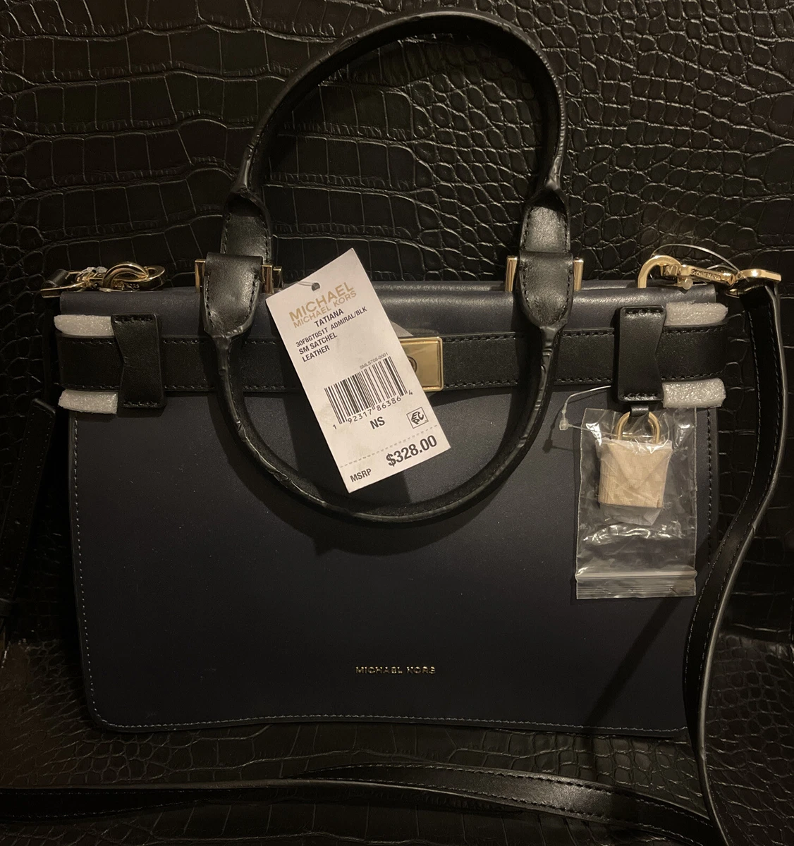 Michael michael kors 2025 tatiana small leather satchel