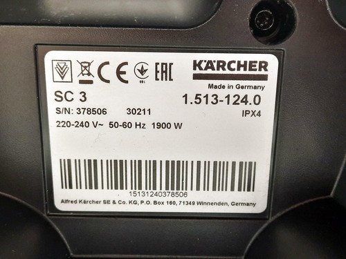 Kärcher Dampfreiniger SC 3 EasyFix 1900W IPX4 1.513-124.0 - Bild 7 von 8