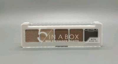 Catrice: 5 in a Box Mini Eyeshadow Palette with Rose Oil-010 Golden Nude Look-4g