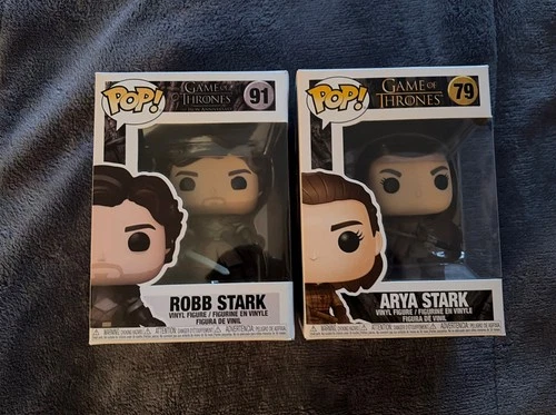 Funko Pop! Game of Thrones Arya & Robb Stark #91 & #79