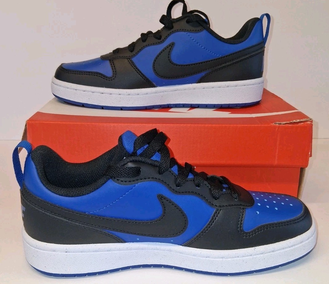 Nike Court Borough Low Recraft  Youth Sneakers Size 5Y. Box Has Cosmetic Damage thumbnail 2