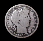 1903 O Barber Half Dollar Silver Coin