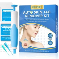 2in1 Skin Tag Remover Kit Micro Device Safe Removal 2-8 mm Painless Tool