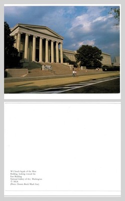 Foto - National Gallery of Art West Building Washington DC LEERE RÜCKSEITE