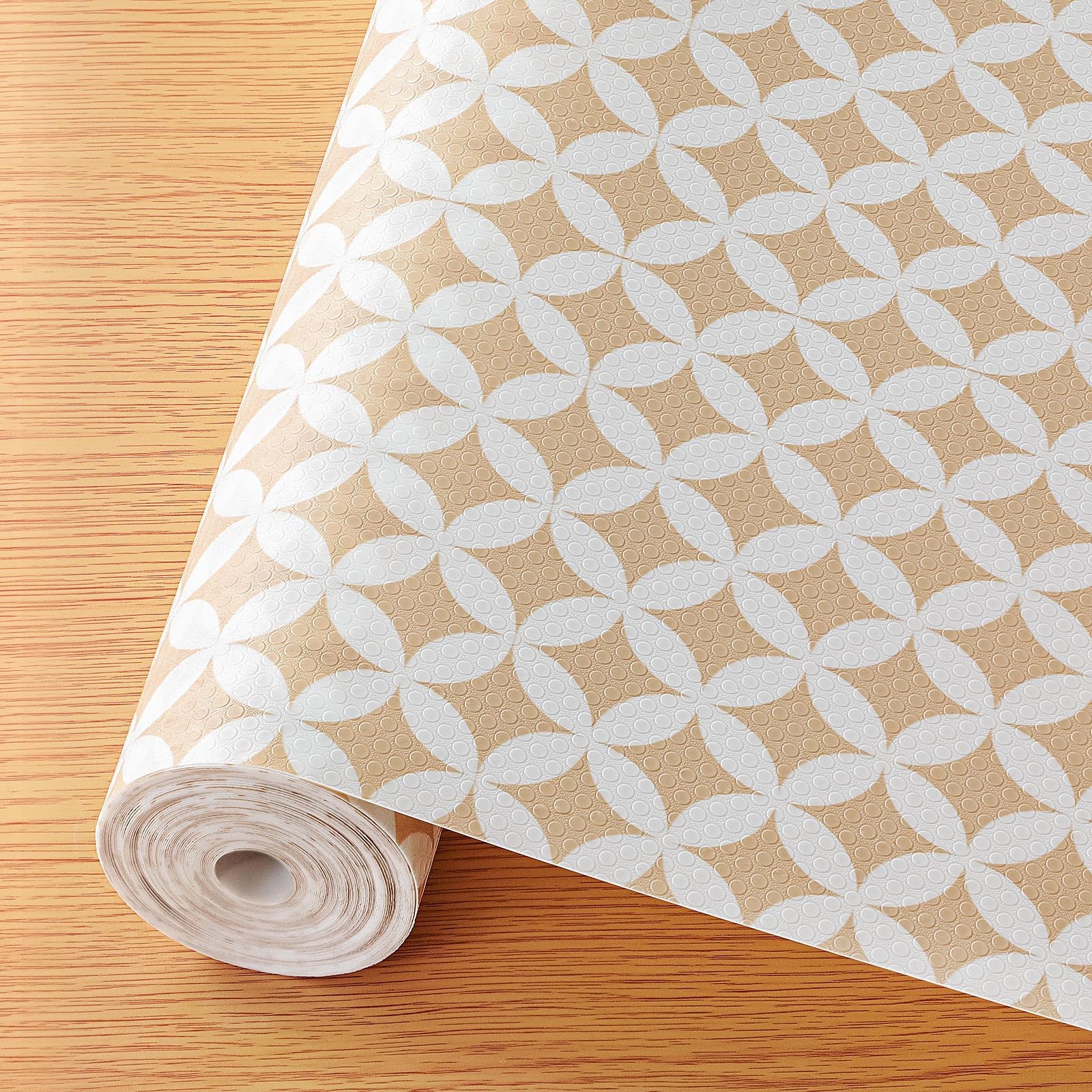 Shelf Liner for Kitchen Cabinets – Non-Adhesive Waterproof EVA Liner for Draw...