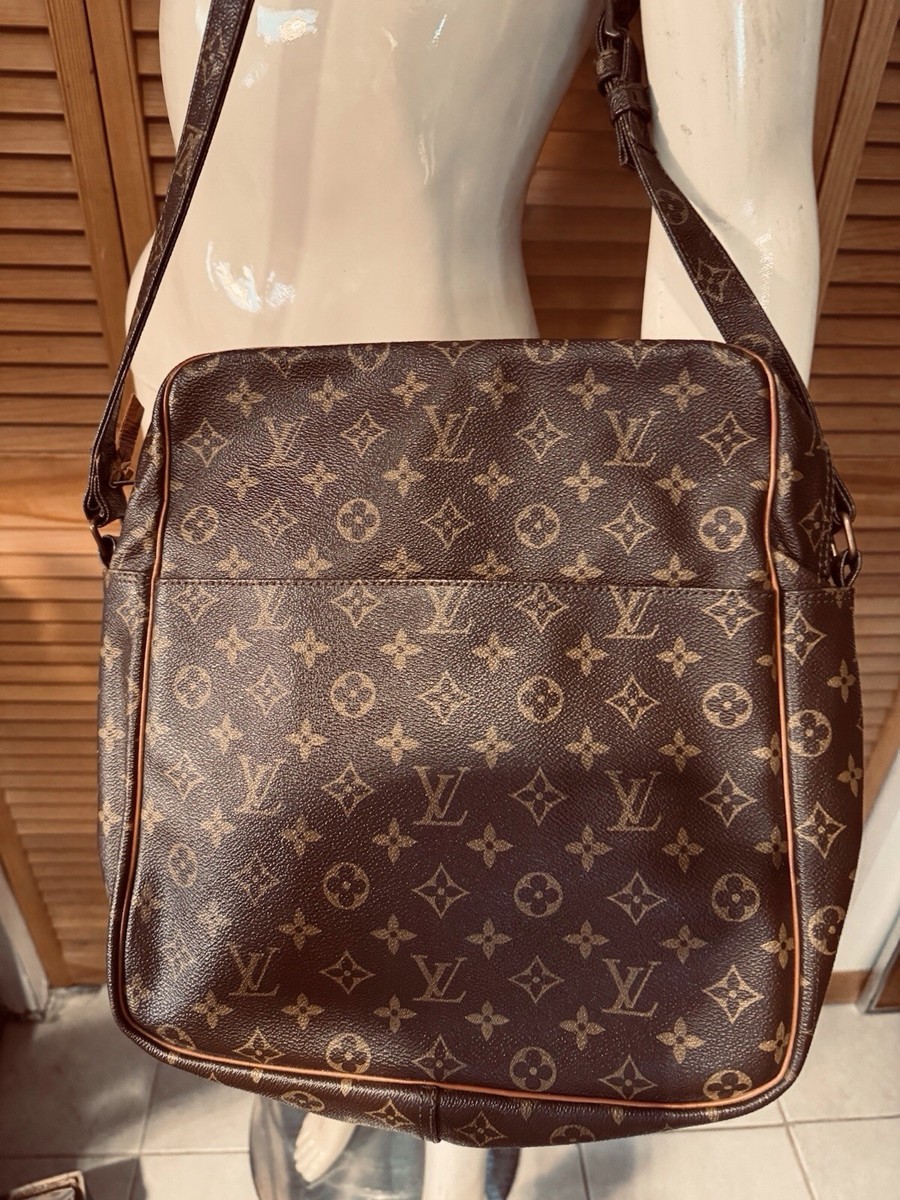 Pre 80s Eclair Zippers Louis Vuitton Monogram Marceau GM Crossbody