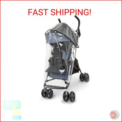Ingenuity 3D Mini Stroller Rain Cover, Baby Weather Shield for Rain, Wind & Snow