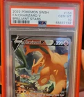 Pokémon Charizard V Full Art Ultra Rare Brilliant Stars 154/172 PSA 10