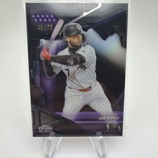 2026 Topps Chrome Black EDGAR QUERO #95 Purple Refractor /75 Chicago White Sox