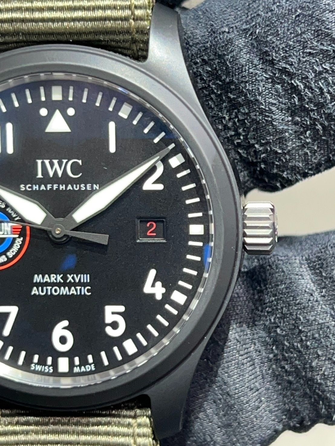 IWC Pilot Mark XVIII Top Gun SFTI IW324712 2022 Ceramic 41mm image 3