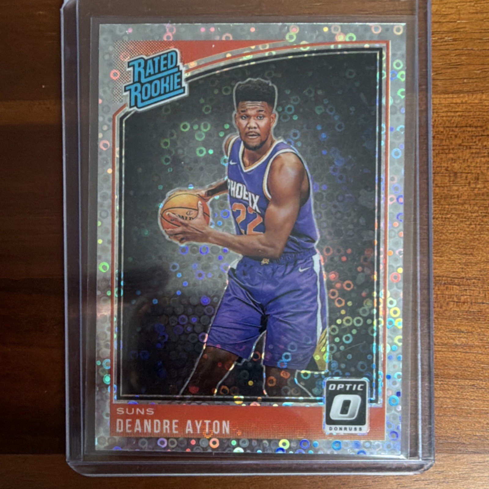 Panini Donruss Optic 2018-19 Rated Rookie Prizm Disco Deandre Ayton #157 Suns