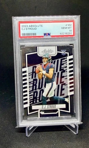 2023-24 Panini Absolute #102 CJ Stroud PSA 10 GEM MINT Rookie Houston Texans